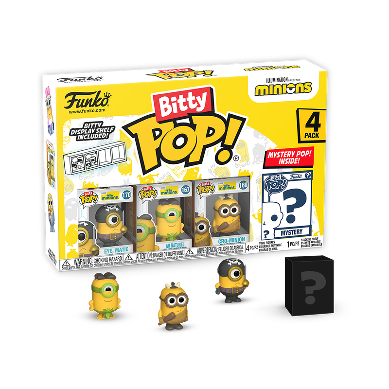 BITTY POP! MINIONS 4-PACK