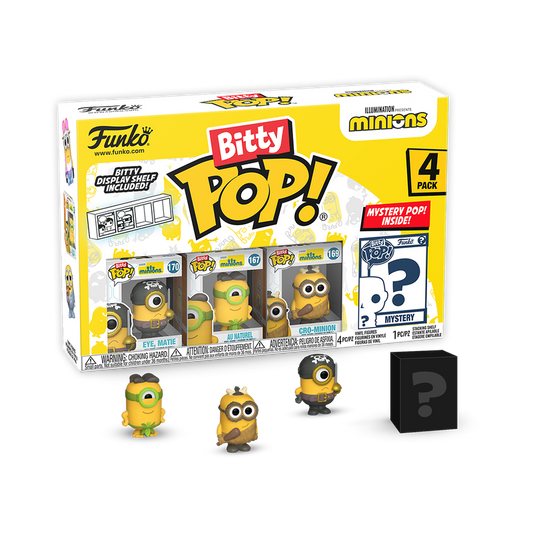 BITTY POP! MINIONS 4-PACK