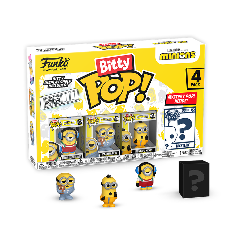 BITTY POP! MINIONS 4-PACK
