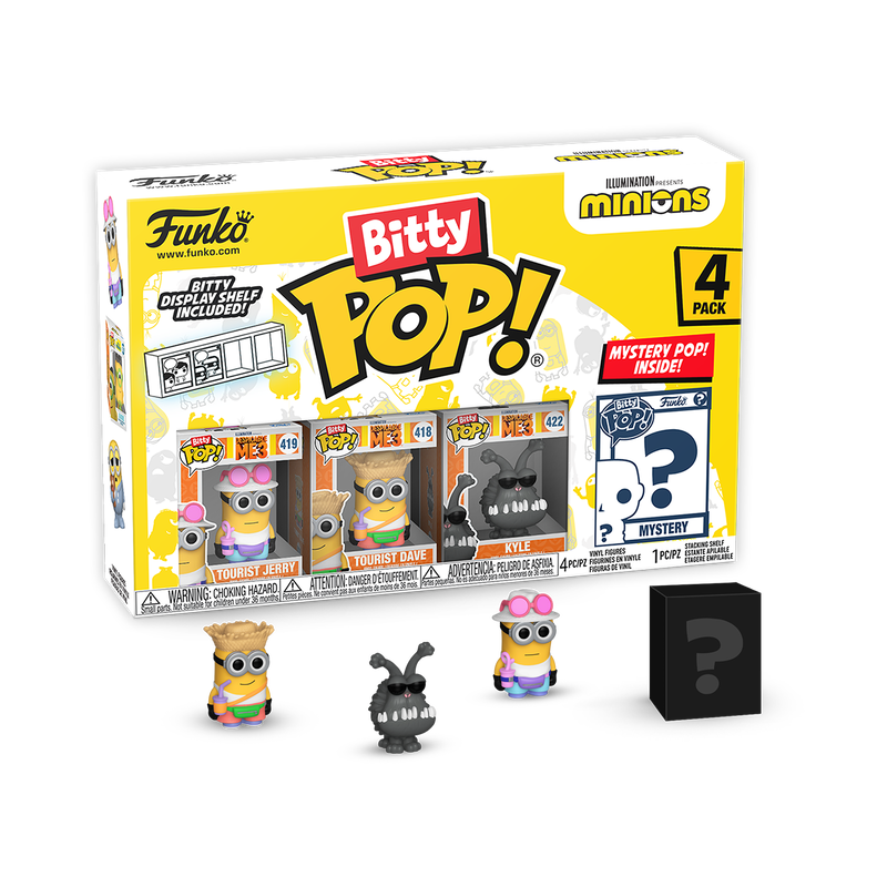 BITTY POP! MINIONS 4-PACK