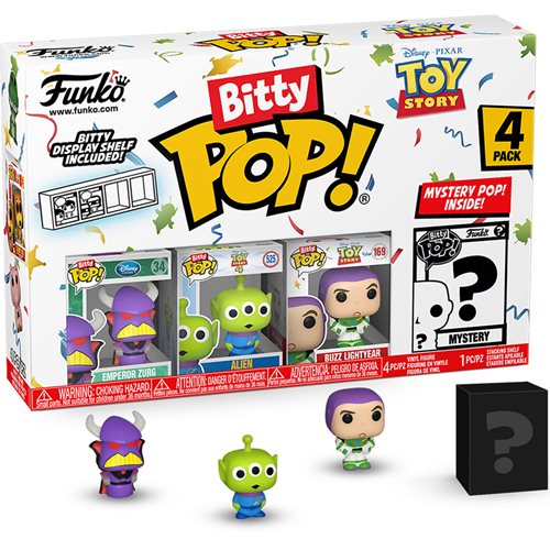 Bitty Pop! Toy Story Emperor Zurg Funko Mini-Figure 4-Pack