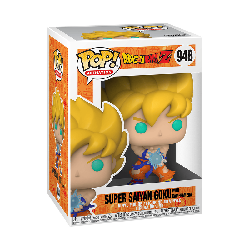 Dragon Ball Z Super Saiyan Goku with Kamehameha Wave Funko Pop! Vinyl Figure #948