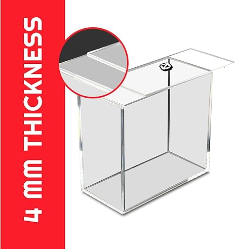 EVORETRO Acrylic Pokemon ETB Display Case - 4.0mm Thick ETB Case - Premium Protective Display Case for Pokemon Elite Trainer Boxes