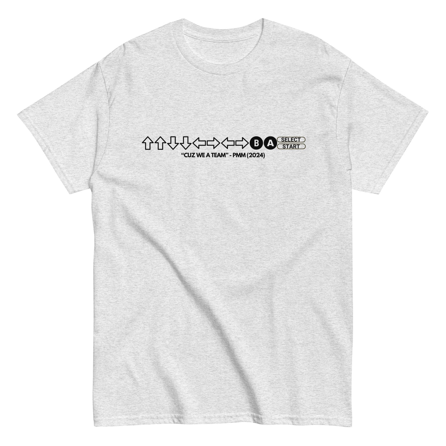 PMM Cheat Code T-Shirt (black text)