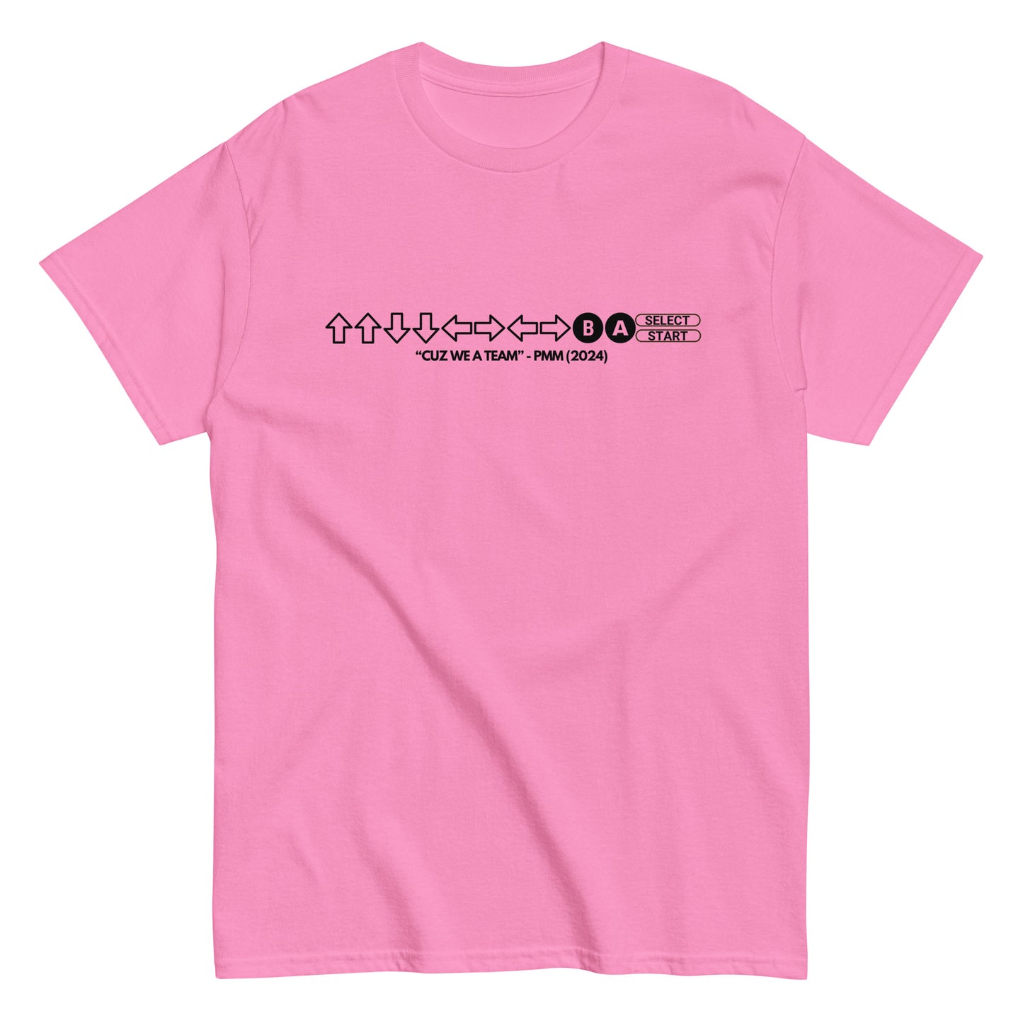 PMM Cheat Code T-Shirt (black text)