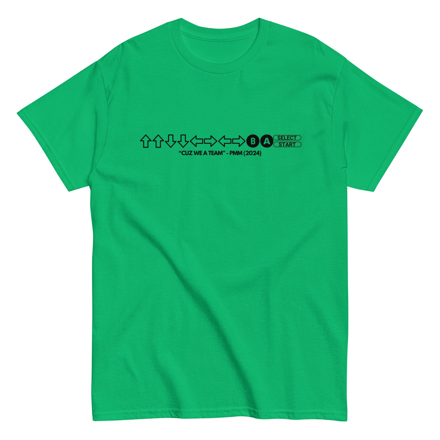 PMM Cheat Code T-Shirt (black text)