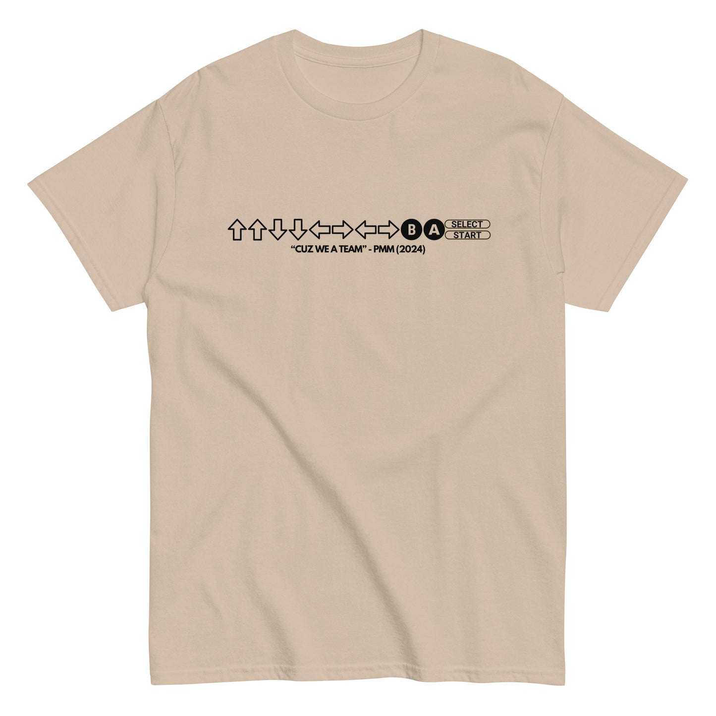 PMM Cheat Code T-Shirt (black text)