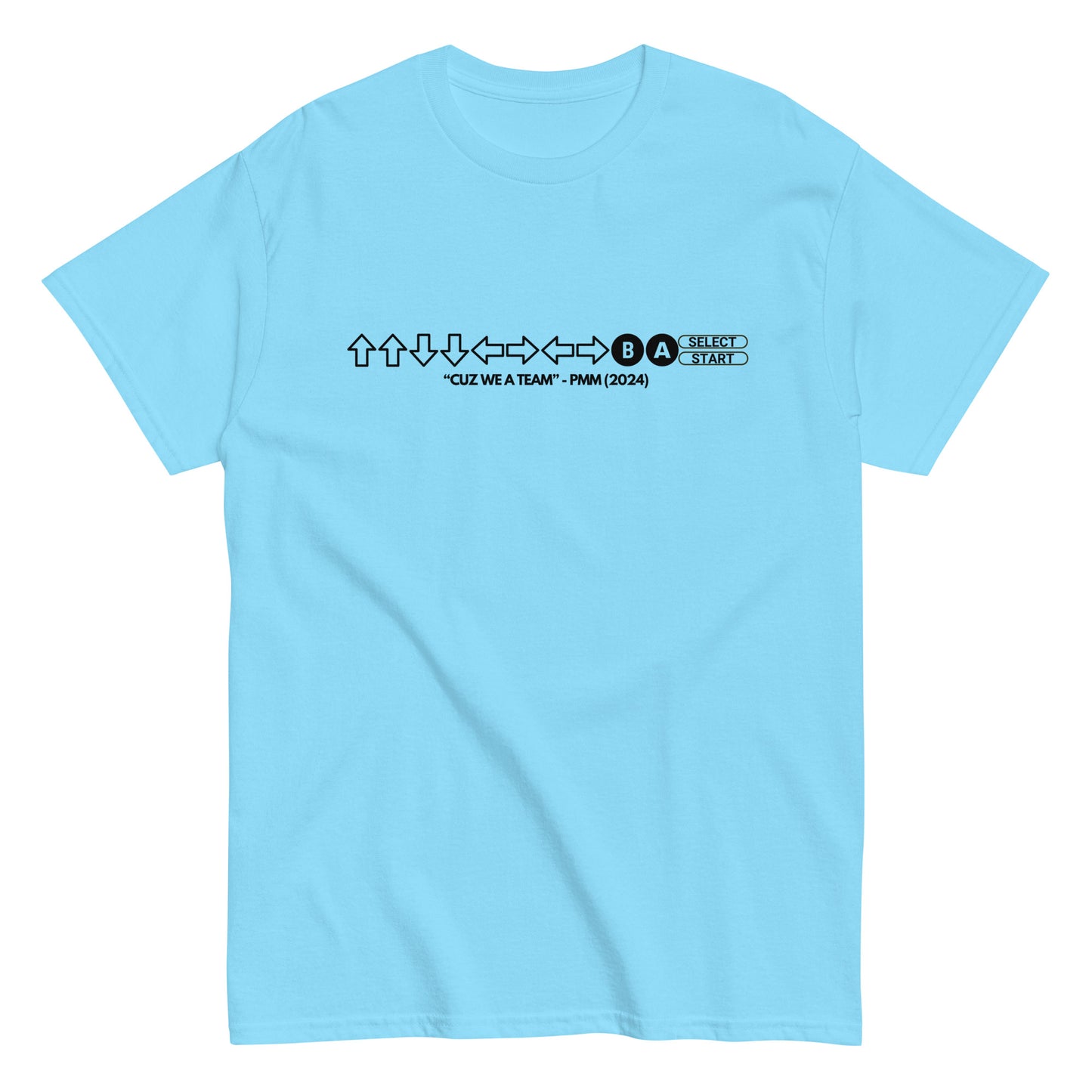 PMM Cheat Code T-Shirt (black text)