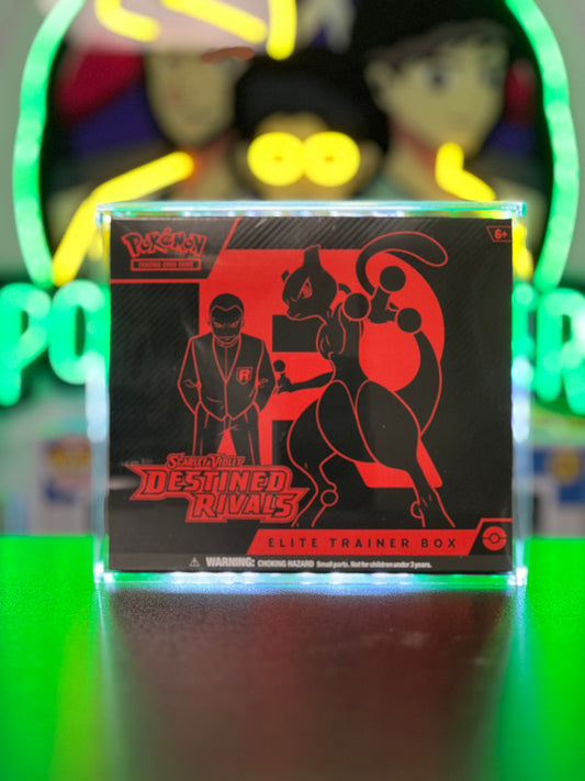EVORETRO Acrylic  Pokemon ETB Display Case - 4.0mm Thick ETB Case - Premium Protective Display Case for Pokemon Elite Trainer Boxes