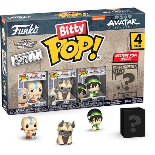 Avatar: The Last Airbender AANG Funko Bitty Pop! Mini-Figure 4-Pack