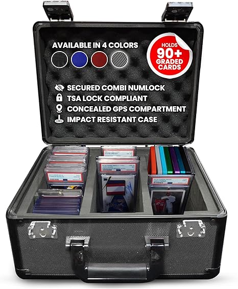 Evoretro Graded Card Storage Box: 90 Ct TSA Lock
