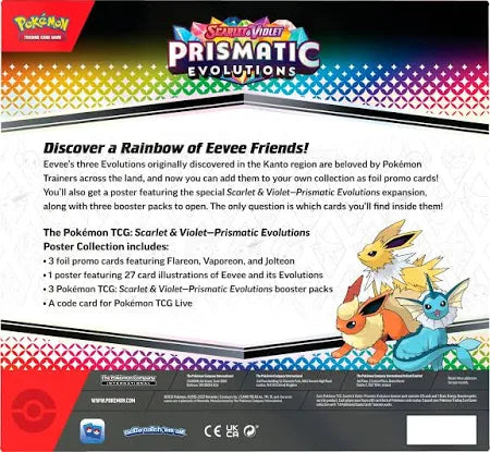 Pokémon TCG: Scarlet & Violet 8.5: Prismatic Evolutions: Poster Collection