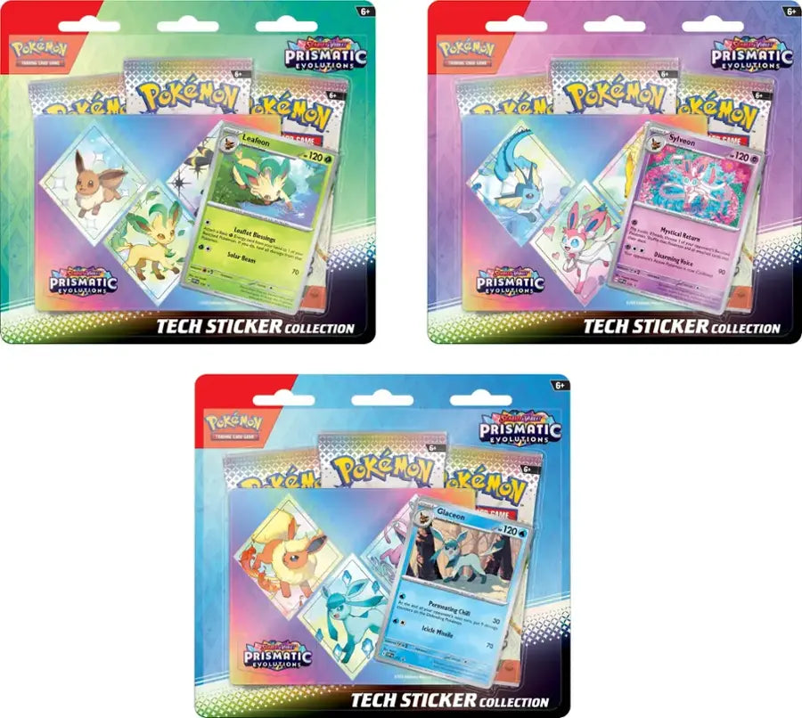 Pokémon TCG: Scarlet & Violet 8.5: Prismatic Evolutions: Tech Sticker Collection