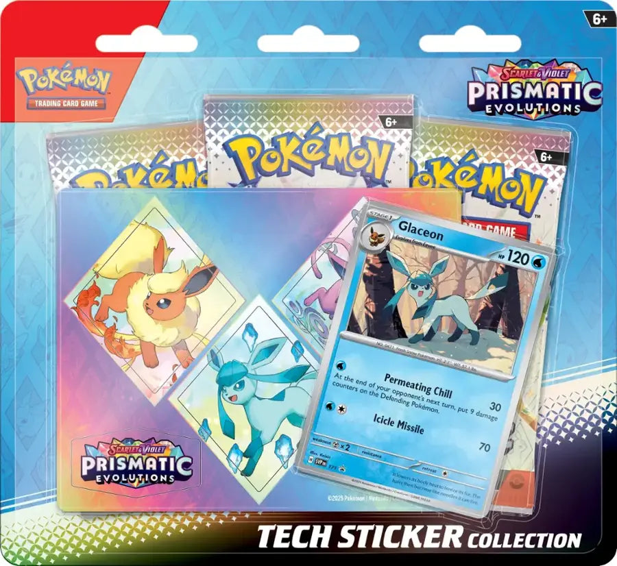 Pokémon TCG: Scarlet & Violet 8.5: Prismatic Evolutions: Tech Sticker Collection