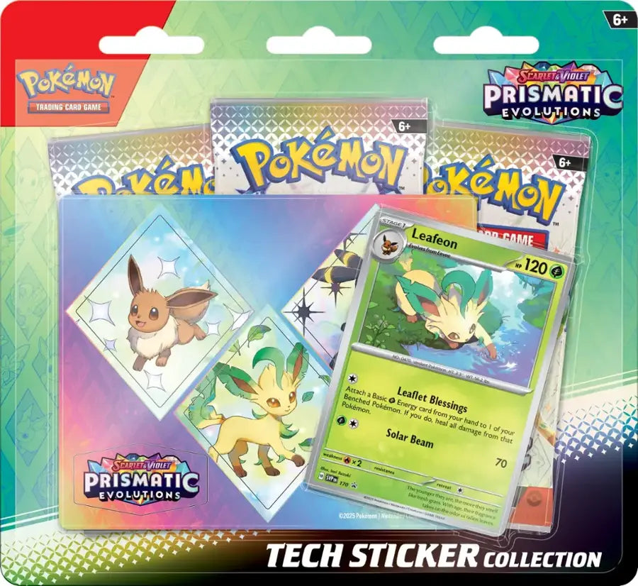 Pokémon TCG: Scarlet & Violet 8.5: Prismatic Evolutions: Tech Sticker Collection