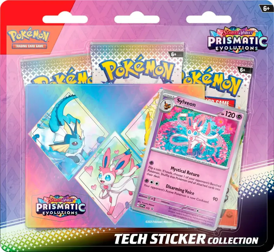 Pokémon TCG: Scarlet & Violet 8.5: Prismatic Evolutions: Tech Sticker Collection