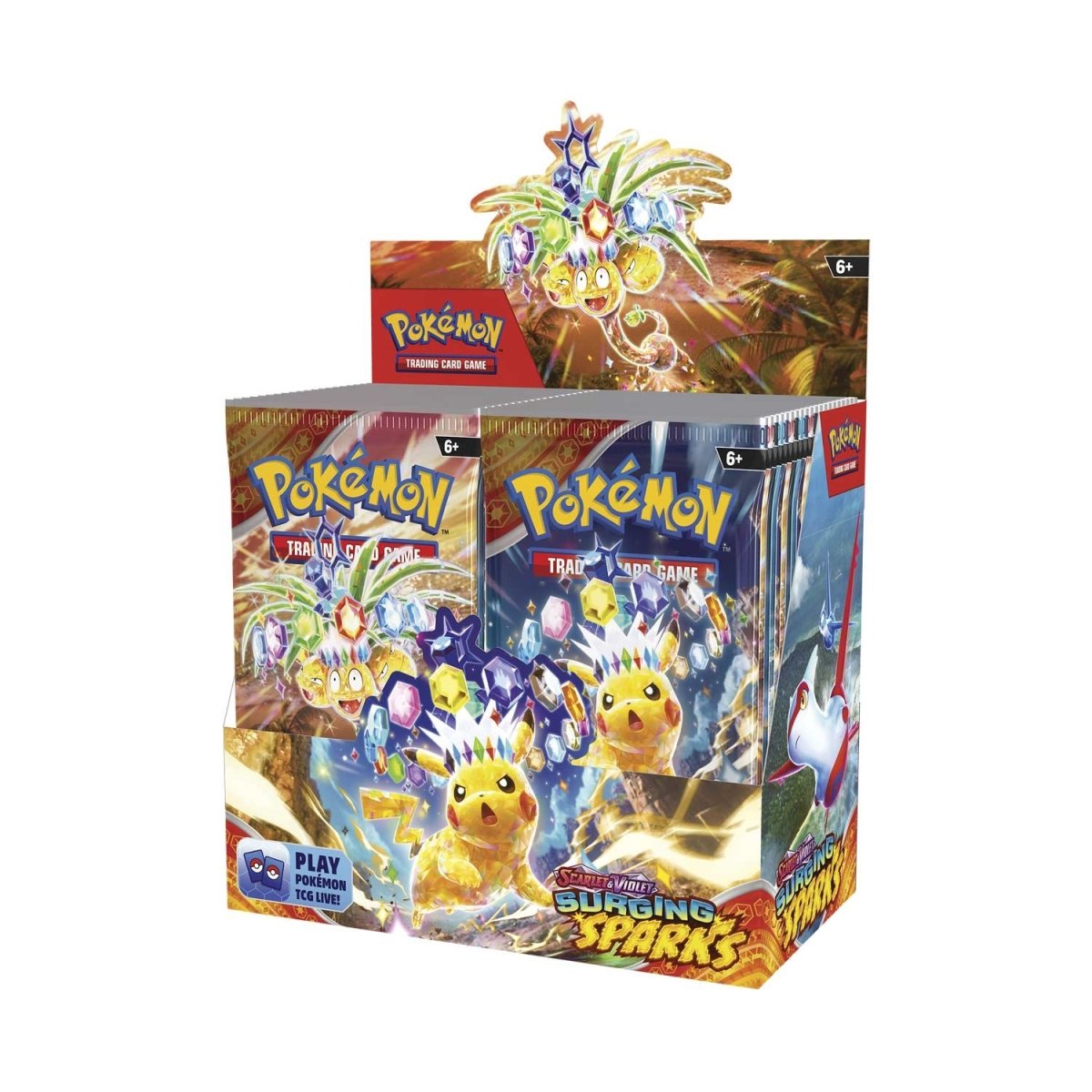 Pokémon TCG: Scarlet & Violet 8: Surging Sparks: Booster Display