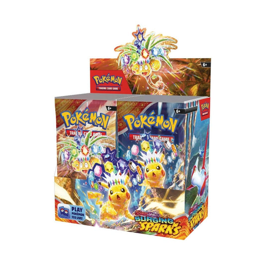 Pokémon TCG: Scarlet & Violet 8: Surging Sparks: Booster Display