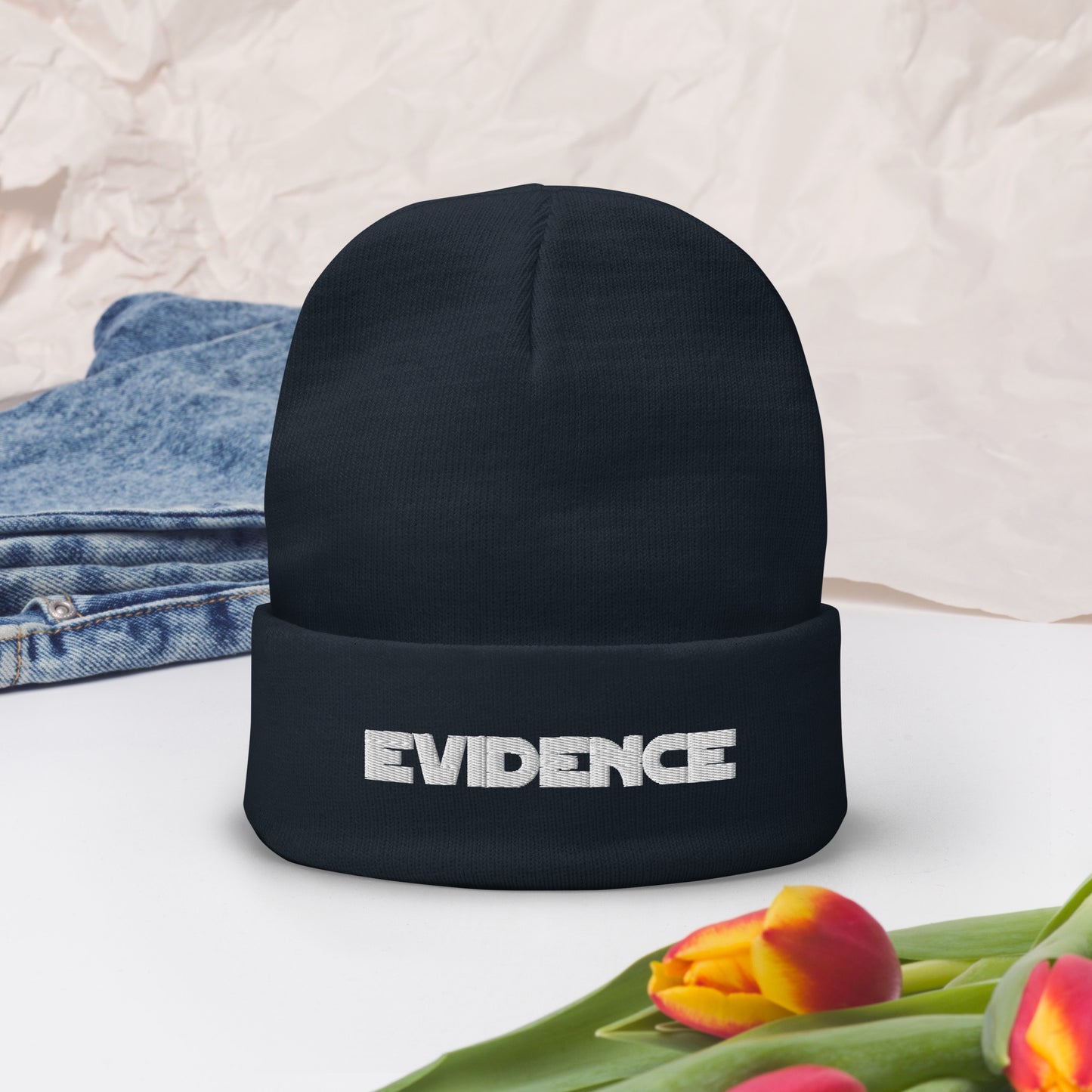 EVIDENCE Embroidered Beanie