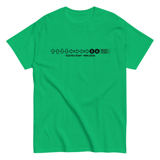 PMM Cheat Code T-Shirt (black text)