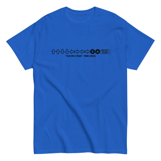 PMM Cheat Code T-Shirt (black text)