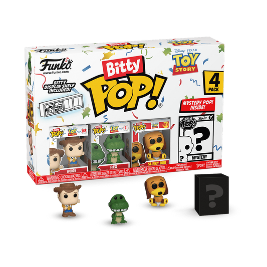 Bitty Pop! Toy Story Woody Funko Mini-Figure 4-Pack